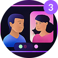 Start live collabs or book services